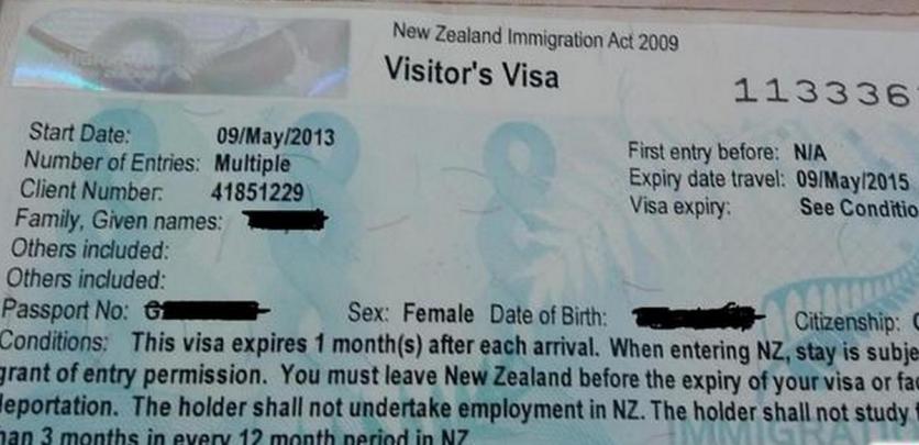 新西兰旅游签可以转学生签么