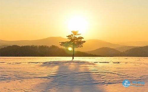 羊草山日出攻略 雪乡羊草山看日出