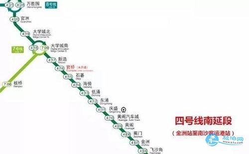 广州地铁4条新线开通 广州地铁各新线开通路线图 广州地铁哪几条新的开通了