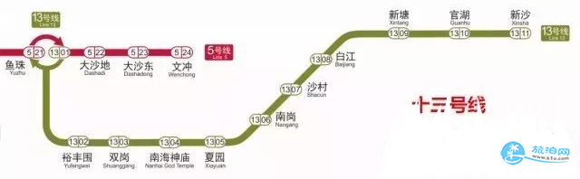 广州地铁4条新线开通 广州地铁各新线开通路线图 广州地铁哪几条新的开通了