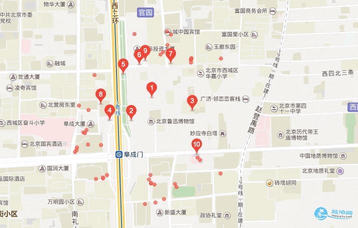 北京鲁迅博物馆停车方便吗 停车场分布图