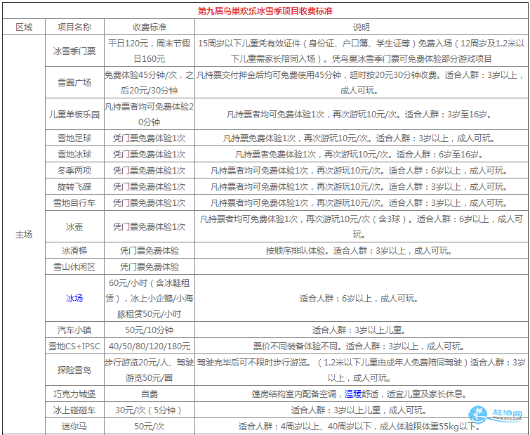 鸟巢欢乐冰雪季2018门票价格 2018鸟巢欢乐冰雪季门票优惠政策