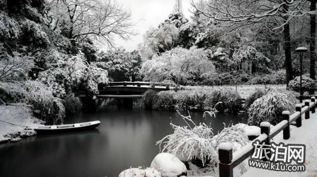 2018年西湖雪景 断桥残雪重现