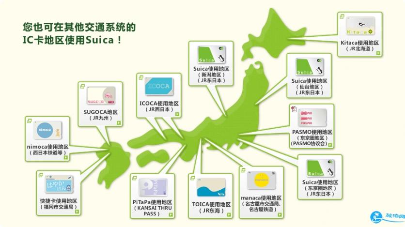 日本交通卡的种类和适用范围 日本旅游哪种交通卡最划算