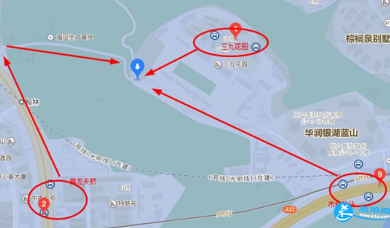 深圳银湖山郊野公园附近的地铁公交有哪些/怎么去
