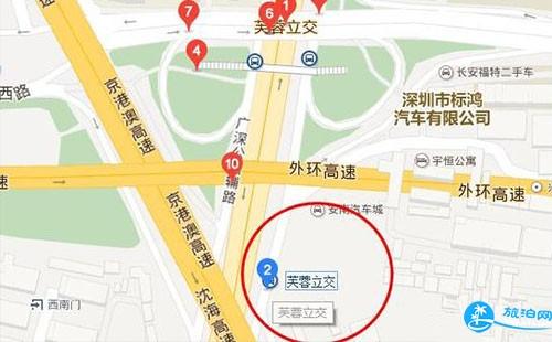 2018深圳宝安区芙蓉立交公交站封闭了吗
