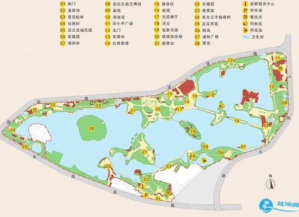 2018广州流花湖公园停车收费标准+交通信息