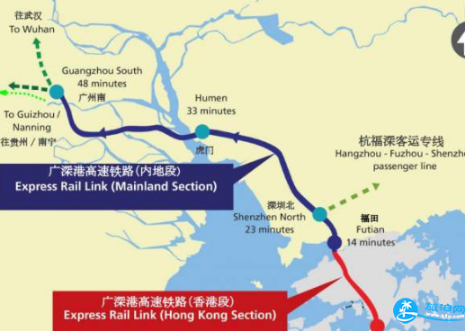 2018广深港高铁香港段什么时候开通