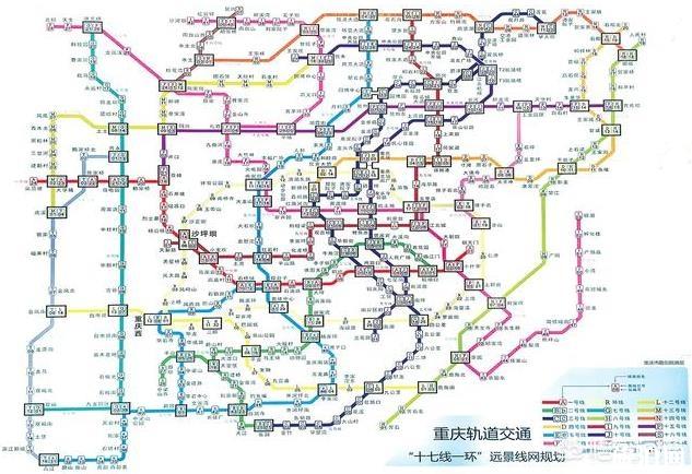 重庆十二号线线路图 重庆十二号线经过哪些地方