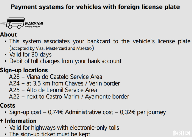 2018葡萄牙租車攻略  葡萄牙高速怎么收費