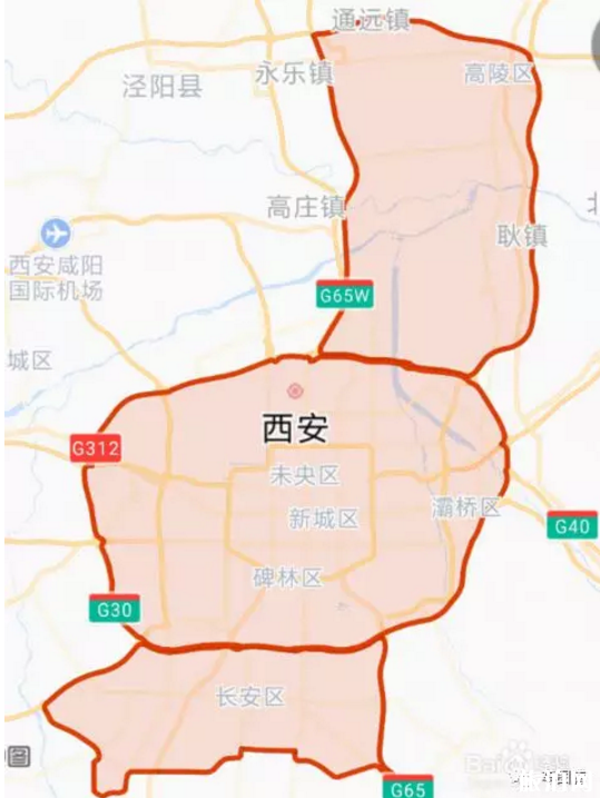 限行区域复杂,外地本地车同权西安和郑州一样,在限行方面对本地车和
