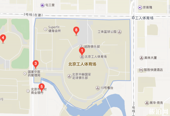 北京工人体育场怎么去+交通攻略