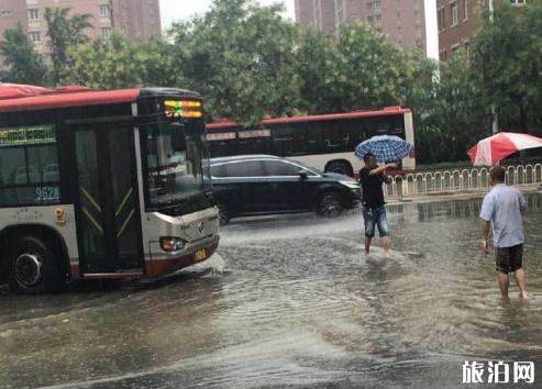 2018年7月24天津下雨哪些公交线路有影响