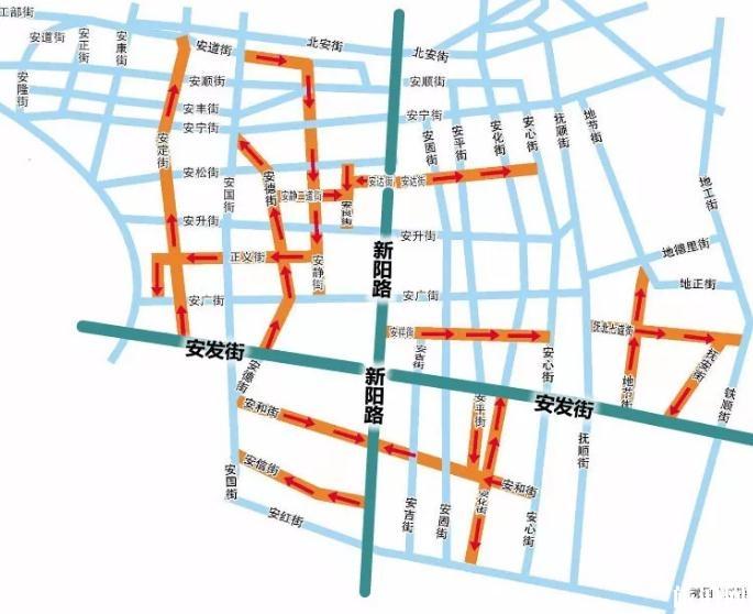 2018年8月哈尔滨道里区安字片区域哪些道路单向行驶