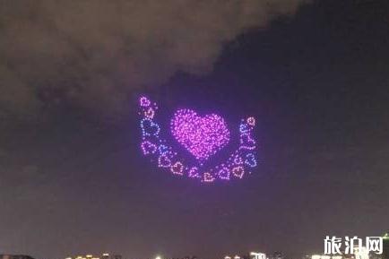 2018七夕长沙无人机灯光秀最佳观景位置在哪里
