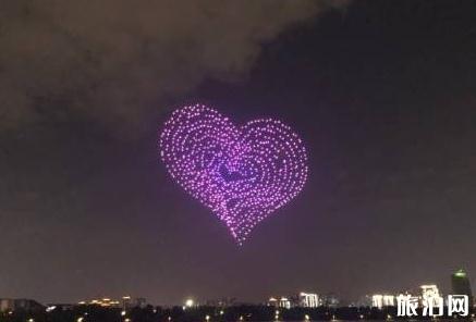 2018七夕长沙无人机灯光秀最佳观景位置在哪里