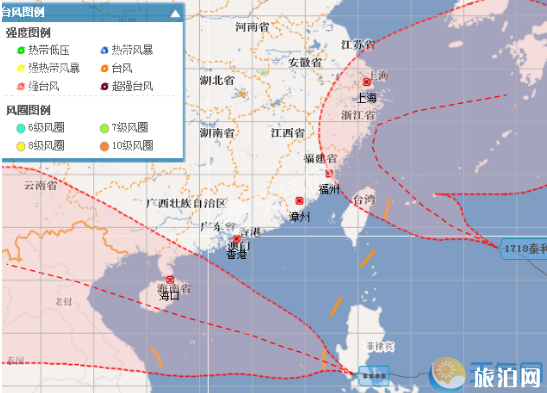 2018台风苏力会影响上海吗 福建有哪些景区已关闭 台风苏力最新消息