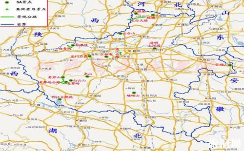 小编要说的是河南省的旅游地图,这里面小编将河南省的可游玩景点就
