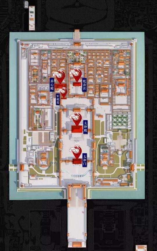 故宫养心殿平面图 故宫养心殿文物介绍