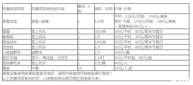 2018重慶南天湖滑雪場門票價格+住宿+交通