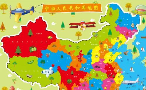 中国旅游地图