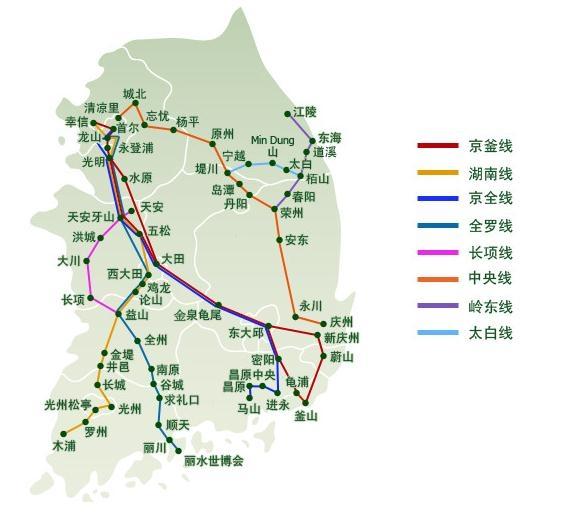 首尔火车票怎么买 首尔火车线路图