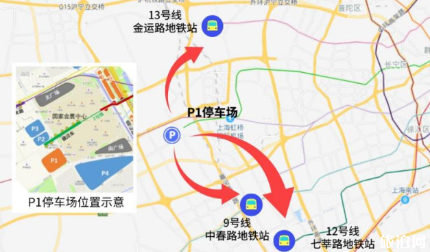 2018上海进博会怎么停车+停车区域+停车收费标准