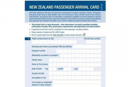 最新新西兰入境指南 中英文对照