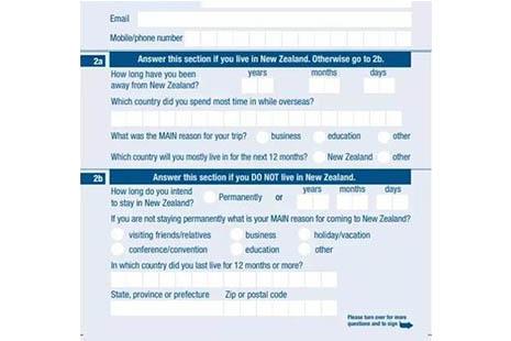 最新新西兰入境指南 中英文对照