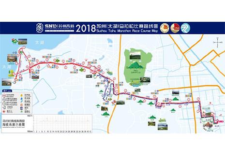 2018苏州太湖马拉松详细线路图 参赛交通指南