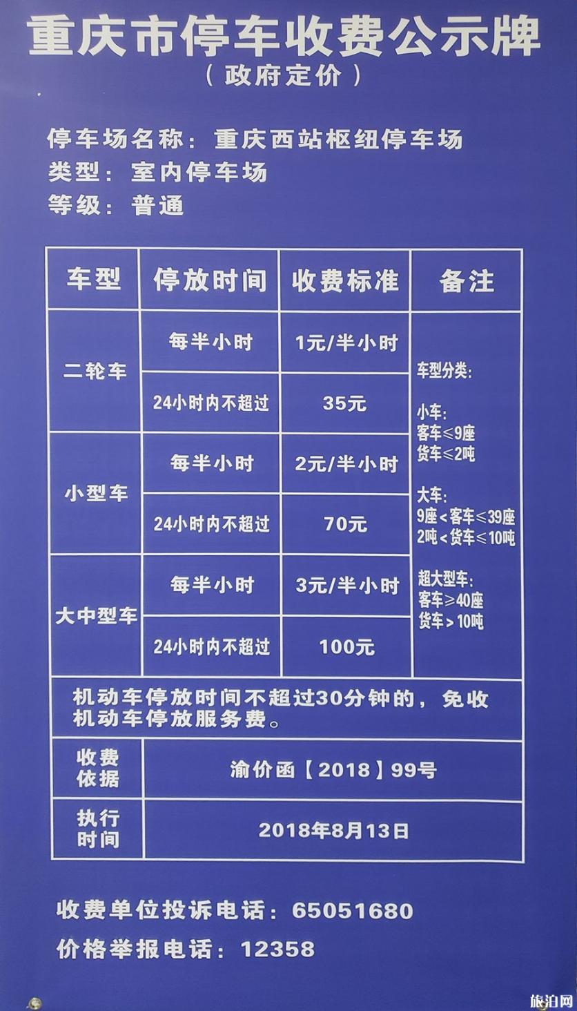 重庆西站停车收费标准2018 重庆西站停车场怎么走 重庆西站怎么去 