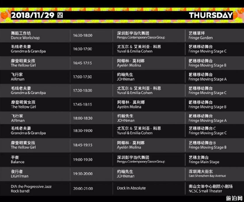 2018深圳湾艺穗节时间+地址+活动看点