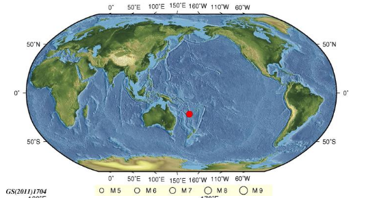 2018洛亚蒂群岛地震影响哪些城市 