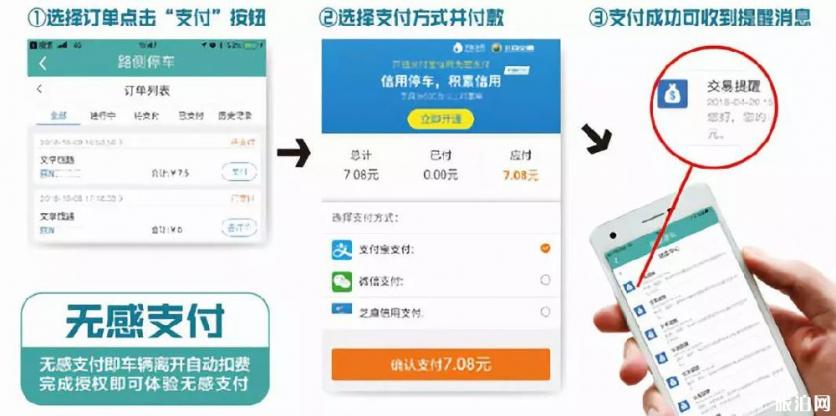 北京路边电子停车收费标准+缴费app支付流程