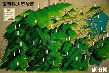 杭州西湖春天登山攻略(附路线)