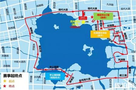 苏州环金鸡湖马拉松2019线路