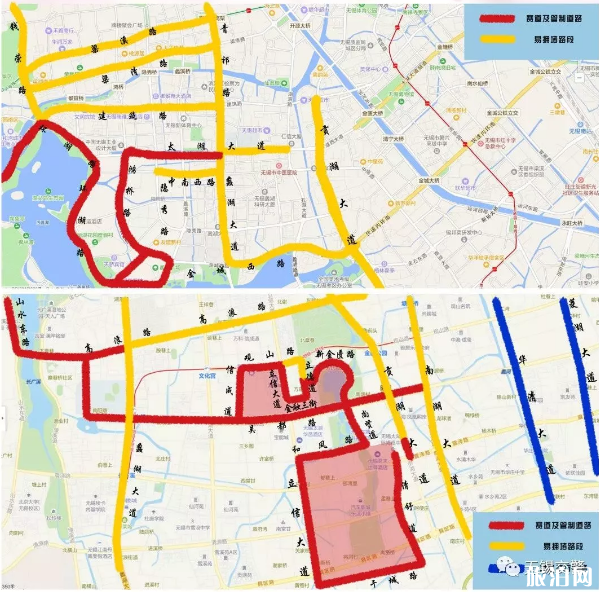 无锡马拉松2019路线+交通管制+绕行路线