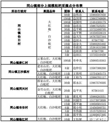 诸暨枇杷采摘园 地点+电话号码