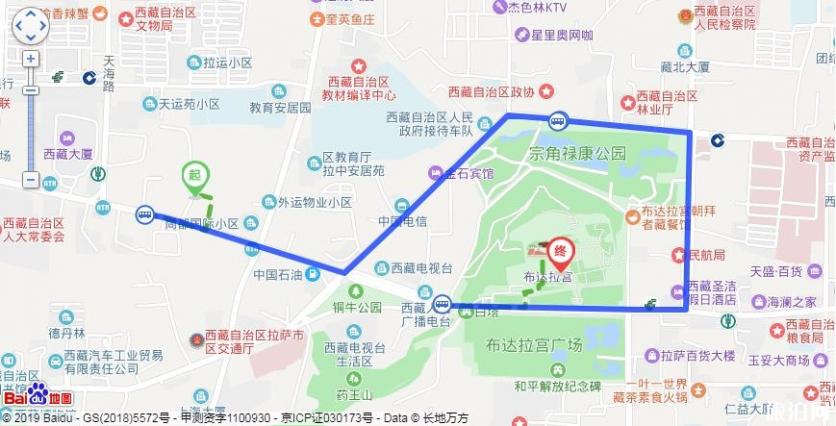 布达拉宫坐几路公交车可以到 布达拉宫在哪里