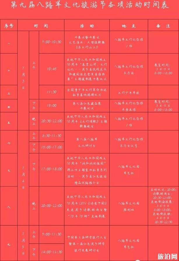 2019第九屆八路軍文化旅游節7月3日開啟