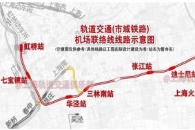 上海机场联络线开始建设 预计2024年完工