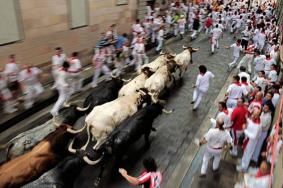 西班牙奔牛节开幕6人受伤 2019西班牙奔牛节时间