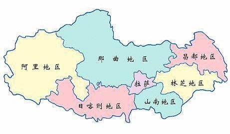 西部旅游地图 新疆、西藏、青海、川西、甘南旅游地图大全