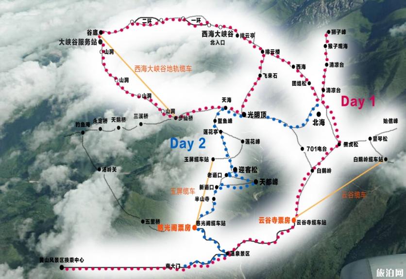 黄山最佳旅行时间 黄山2日游线路推荐