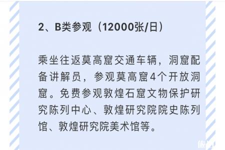 莫高窟三种门票的区别+最佳季节+停车信息