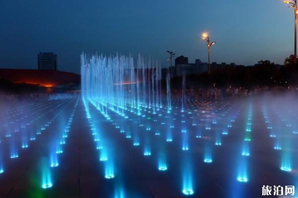 2019武汉首义广场喷泉开放时间