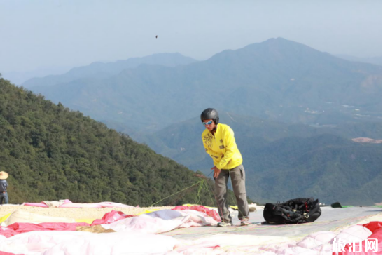 珠海日月湖滑翔伞体验全过程