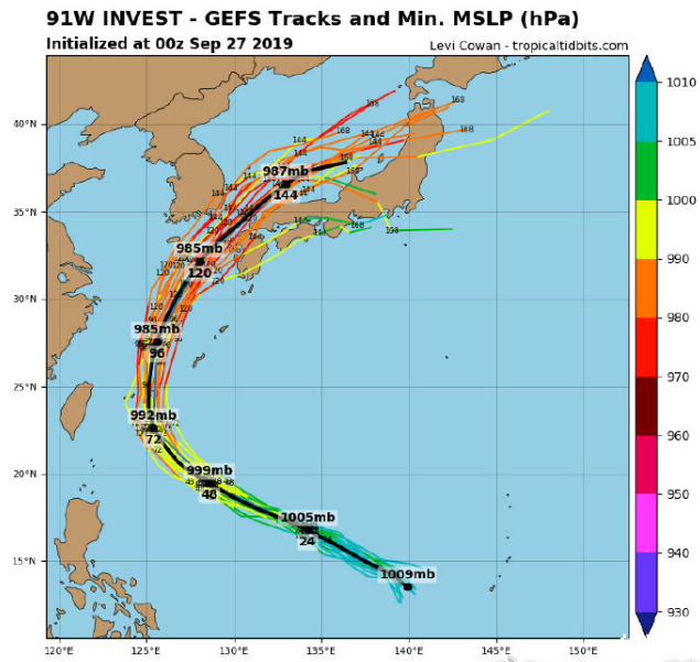 2019国庆有台风吗 台风米娜国庆登陆中国吗