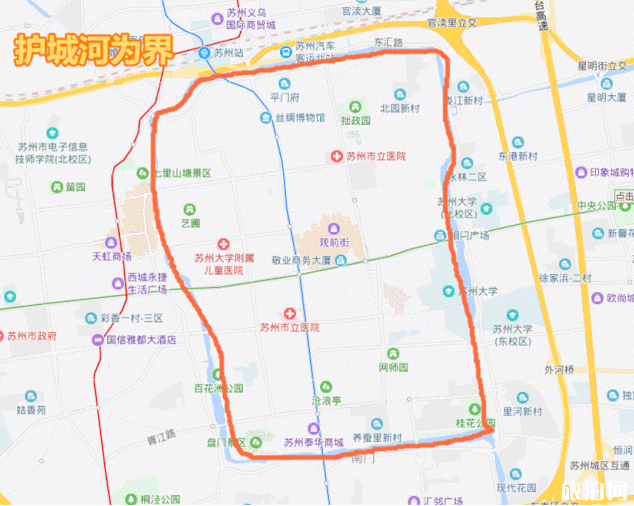 苏州古城交通换乘指南 2019国庆苏州限行时间路段