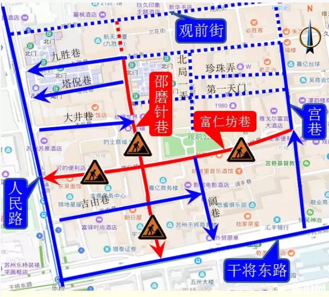 2019蘇州交通管制信息時間路段+地鐵調整信息+公交調整信息